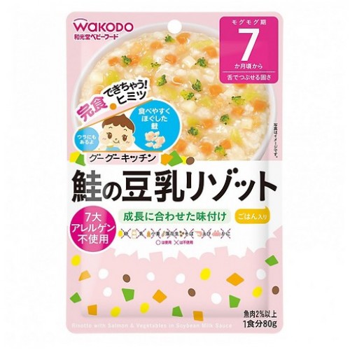 Wakodo 和光堂鲑鱼豆乳粥 7月+ 80g